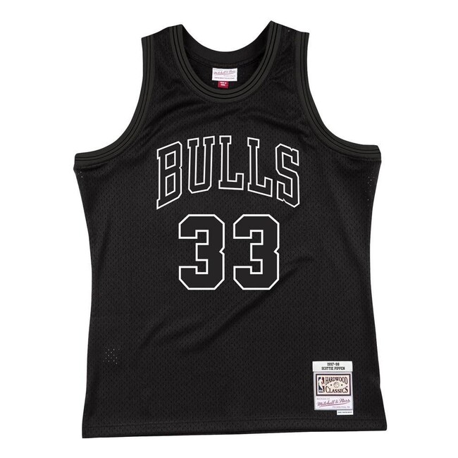 Mitchell & NessMitchell & Ness Scottie Pippen #33 Chicago Bulls NBA White Logo Swingman Jersey Marque  