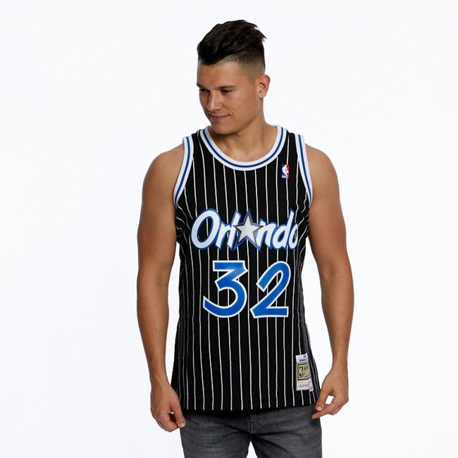 Classic Shaquille O'Neal #32 Orlando Magic Basketball Jersey Stitched Black 