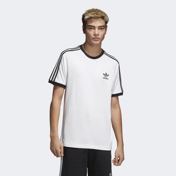 Adidas 3-Stripes Tee White Gangstagroup.com - Online Hip Hop Fashion Store