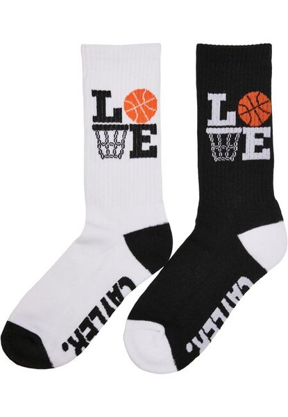 Cayler & Sons Love Ballin Socks 2-Pack black/white