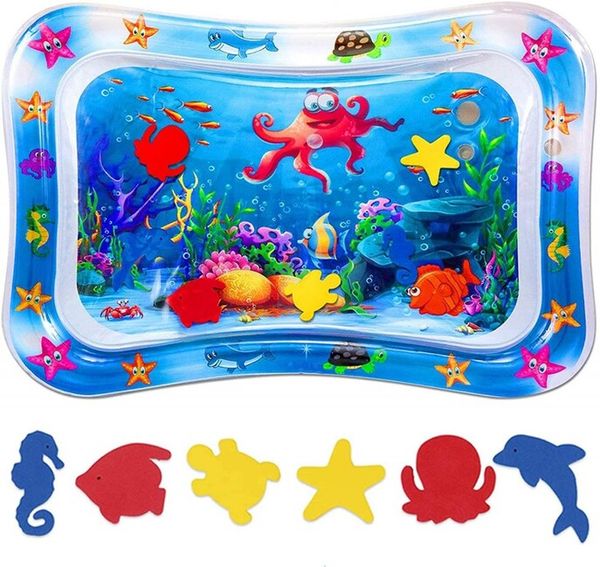 Children's inflatable play mat Sea World with toys