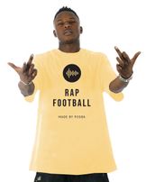Rap & Football Tee Yellow