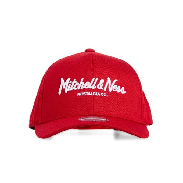 Mitchell & Ness snapback Branded Pinscript Redline Snapback red