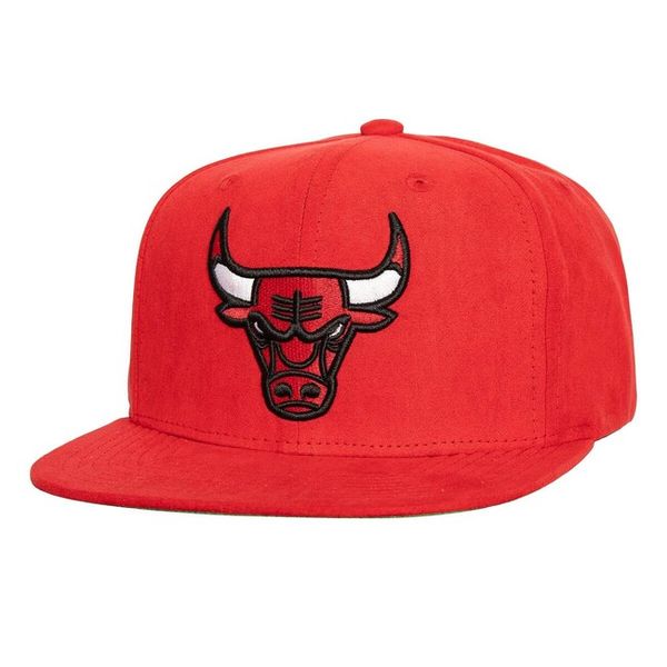 Mitchell & Ness snapback Chicago Bulls Sweet Suede Snapback red