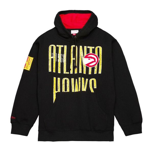 Mitchell & Ness sweatshirt Atlanta Hawks NBA Team OG Fleece 2.0 black
