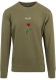 Mr. Tee Lost Youth Rose Crewneck olive