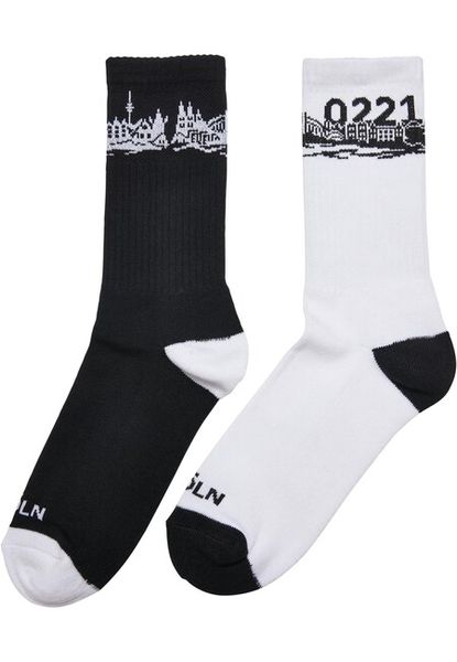 Mr. Tee Major City 0221 Socks 2-Pack black/white