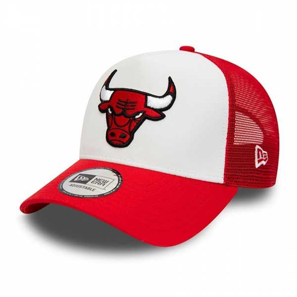 New Era 940 Af Trucker NBA Team Clear Black Chicago Bulls cap White Red