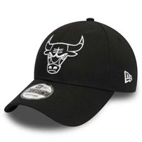 New Era 9Forty Essential Outline Chicago Bulls Cap Black