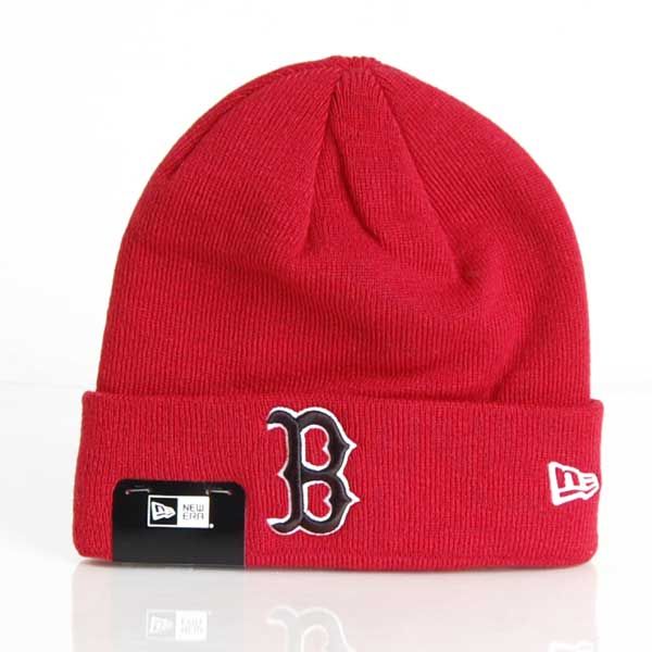 NEW ERA MLB League essential Cuff knit Boston Red SOx