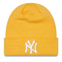 NEW ERA MLB NY Yankees League essential Cuff Beanie Yellow