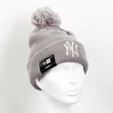 New Era MLB WMNS Bobble Cuff Knit NY Yankees Grey