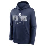 Nike Sweatshirt Men's MLB Club Slack Fleece Hood New York Yankees midnight navy
