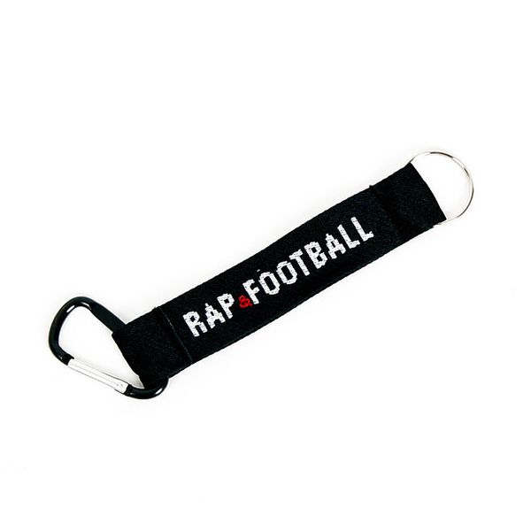 Rap Football Basic Logo Keychain Black