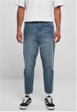 Urban Classics Cropped Tapered Jeans middeepblue
