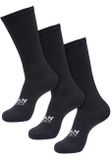Urban Classics Simple Flat Knit Socks 3-Pack black