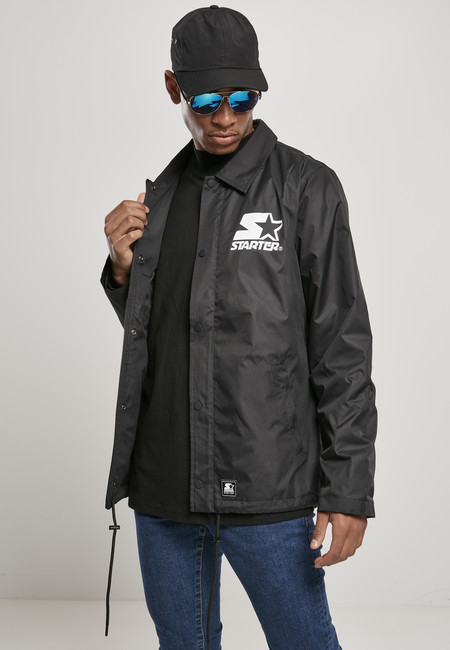 Starter Coach Jacket black -  - Online Hip Hop Fashion Store