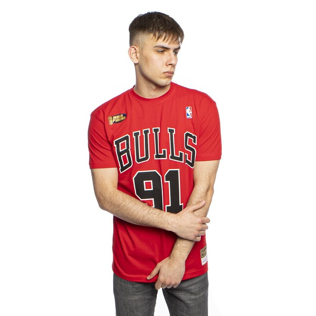 XL Chicago Bulls rot NEU Mitchell & Ness Trikot Tanktop #91 Dennis Rodman Gr 
