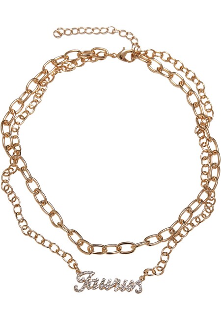 Urban Classics Diamond Zodiac Golden Necklace taurus - Gangstagroup.com -  Online Hip Hop Fashion Store