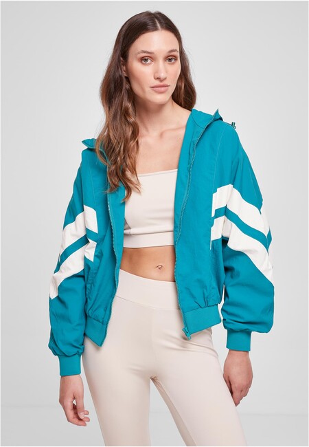 Hop Hip Classics Store Fashion Batwing Jacket watergreen/whitesand Crinkle Gangstagroup.com Urban - - Ladies Online