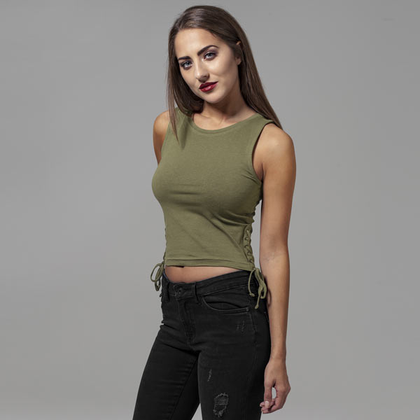 Cropped Up Classics Lace Online Gangstagroup.com - Ladies - Urban olive Hip Store Hop Fashion Top