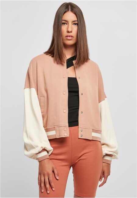 Jacket Terry Tone Ladies - Urban College Hop Store Classics Gangstagroup.com 2 Online Fashion - Oversized amber/whitesand Hip