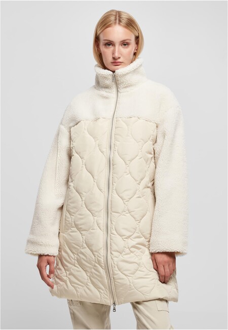 Fashion Gangstagroup.com - Ladies Quilted - Online Urban Hip Classics Hop Sherpa softseagrass/whitesand Coat Oversized Store