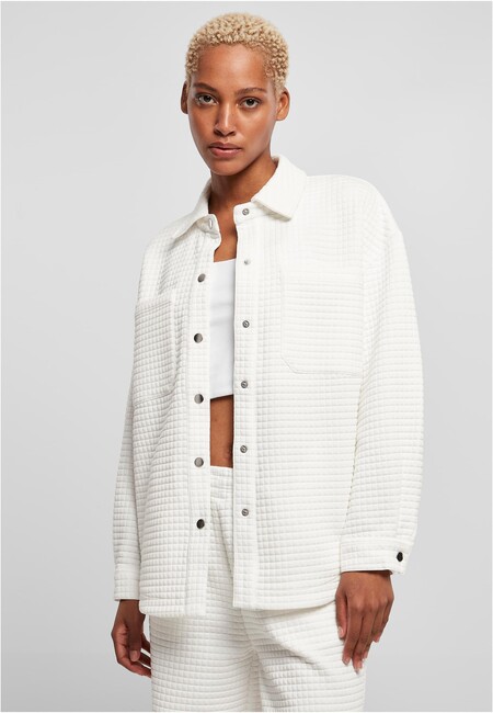 Urban Classics Ladies Quilted Sweat Overshirt white - Gangstagroup.com -  Online Hip Hop Fashion Store | Jacken