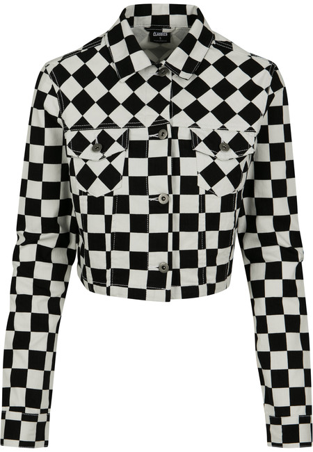 - Classics Ladies Store Short Fashion - Jacket Online chess Twill Check Urban Gangstagroup.com Hop Hip