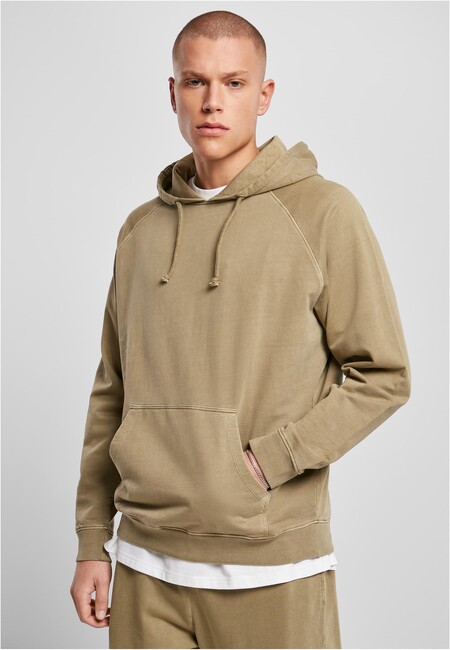 Urban Classics Overdyed Hoody khaki - Gangstagroup.com - Online Hip Hop  Fashion Store | Sweatshirts